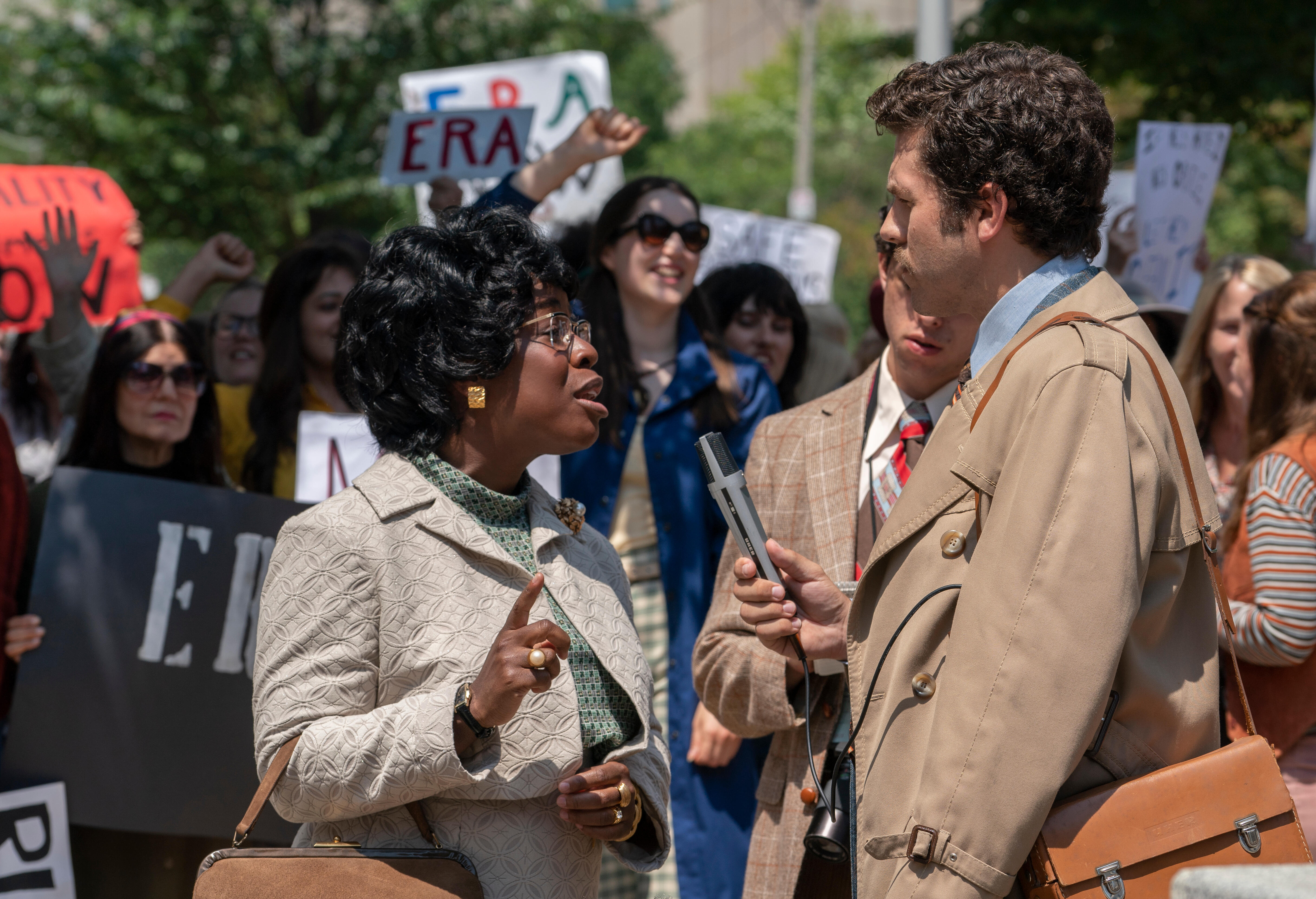MRS. AMERICA -- Pictured:  Uzo Aduba as Shirley Chisholm. CR: Sabrina Lantos/FX